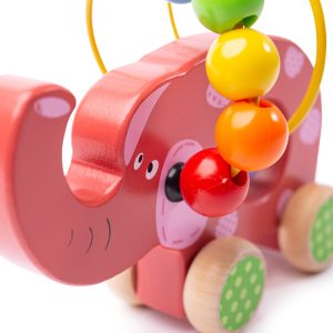 Bigjigs - Играчка за бутане слонче