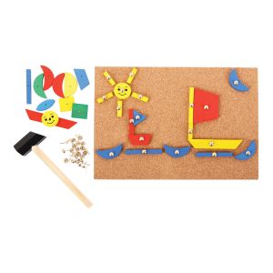 Bigjigs - Игра мозайка с чукче и пинчета