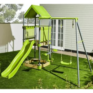 Green For Swing Set – Комплект с люлки и пързалка за игра - SONNE