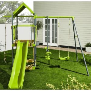 Green For Swing Set – Комплект с люлки и пързалка за игра - SONNE