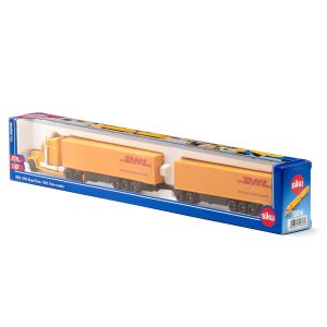 Siku -  Играчка тежкотоварен камион с ремарке DHL
