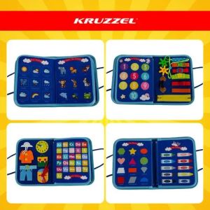 Детска тиха книжка синя - Kruzzel