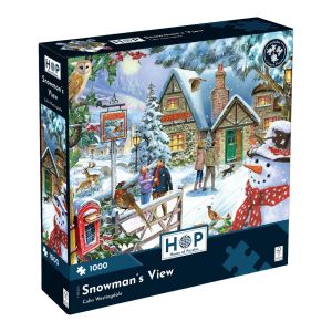 Пъзел 1000 части – През погледа на снежния човек – The House of Puzzles