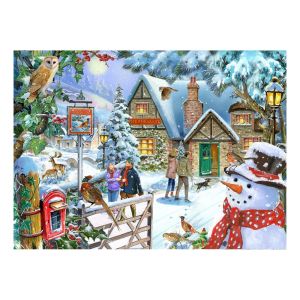 Пъзел 1000 части – През погледа на снежния човек – The House of Puzzles