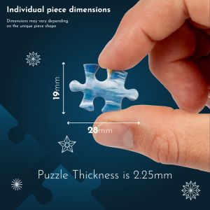 Комплект от 4 пъзела по 500 части - Коледно пазаруване - The House of Puzzles
