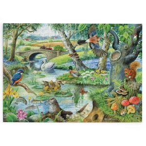 Пъзел с едри части 500 - Истории от реката - The House of Puzzles