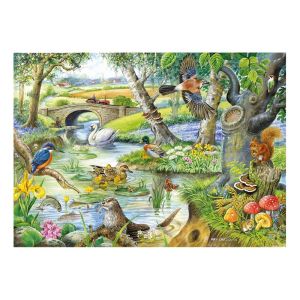 Пъзел с едри части 500 - Истории от реката - The House of Puzzles
