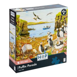 Пъзел с едри части 500 - Парад на морските папагали -  The House of Puzzles