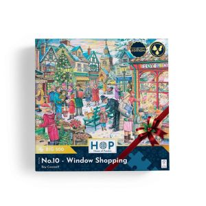 Пъзел с едри части 500 - Разглеждане на витрини - The House of Puzzles