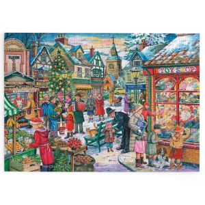 Пъзел с едри части 500 - Разглеждане на витрини - The House of Puzzles