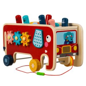 Детска образователна играч с чукче - слон -  Kruzzel
