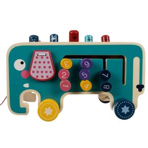 Детска образователна играч с чукче - слон -  Kruzzel