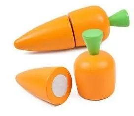 Дървени играчки за готвене - Плодове и зеленчуци с кофа
