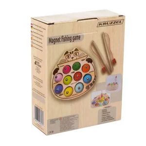 Магнитна игра във формата на котка - улови рибката  - Kruzzel