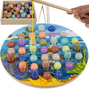 Дървена играчка - Магнитен риболов 