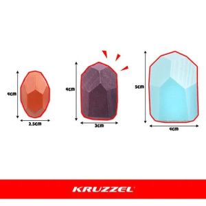 Цветни дървени камъчета за баланс 