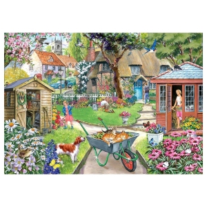 Пъзел с едри части 500 - Цъфтяща прелест - The House of Puzzles