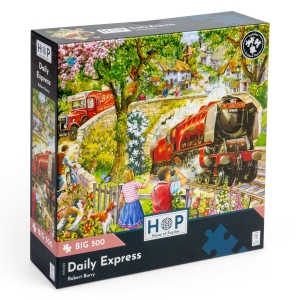 Пъзел с едри части 500 - Ежедневният експрес - The House of Puzzles