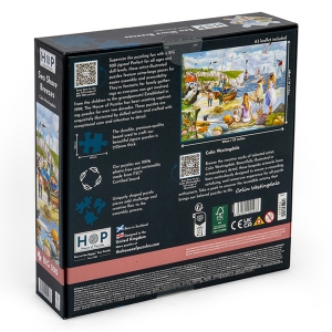 Пъзел с едри части 500  - Бриз край брега – The House of Puzzles