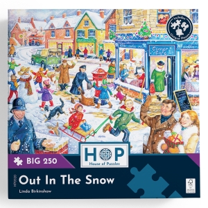 Пъзел с едри части 250 - Навън в снега - The House of Puzzles