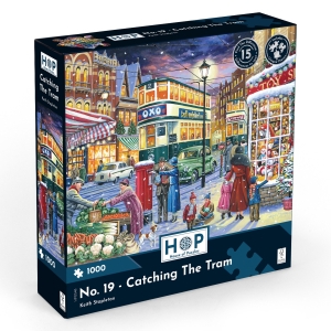 Пъзел 1000 части - Да хванем трамвая  - The House of Puzzles