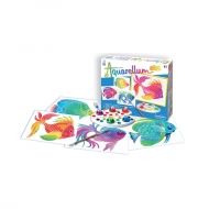 Sentosphere - Творчески комплект за оцветяване с акварелни бои - Риби