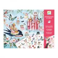 Djeco - Детски комплект за декорация с ваденки - Страната на феите - Fairyland