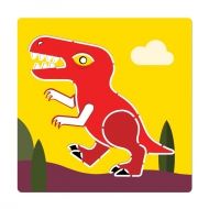 DJECO, Dinosaurs, шаблони, динозаври, игра, игри, играчка, играчки