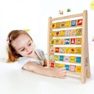 hape, детско, дървено, сметало, думички, азбука, игра, игри, играчка, играчки