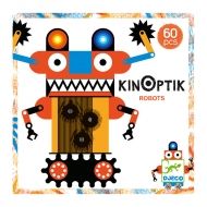Djeco - Игра с анимирани картинки -  Kinoptik - Роботи