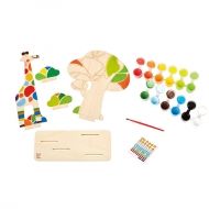 hape, творчески, комплект, боички, дървени, части, приятели, в, джунглата, игра, игри, игачка, играчки