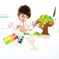 hape, творчески, комплект, боички, дървени, части, приятели, в, джунглата, игра, игри, игачка, играчки
