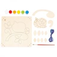 hape, твори, играй, оцвети, дървени, части, веселият, охлюв, декорация, игра, игри, играчка, играчки