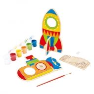 hape, творчески, комплект, космонавт, водолаз, под, водата, космос, ракета, подводница, рамка, за, снимка, игра, игри, играчка, играчки