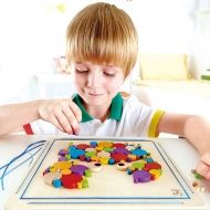 hape, дървена, мозайка, пъзел, пате, декорация, игра, игри, играчка, играчки