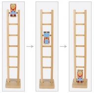 Goki - Дървена играчка - Клоун на стълба