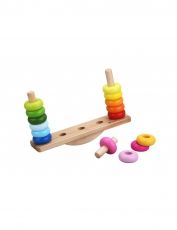 Classic World - Дървена играчка за баланс - Рингчета