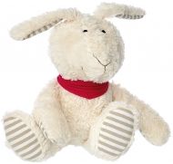 Sigikid - Плюшена играчка от органичен памук - Бяло зайче