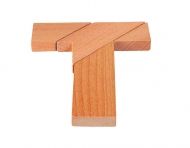 Goki - 3D дървен пъзел - Магическо Т