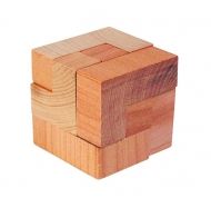 Goki - 3D  дървен пъзел - Магически куб