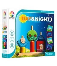 Дървена логическа игра - Ден и нощ - Smart Games
