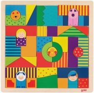 Goki, цветна мозайка, Ферма, детски дървен пъзел, пъзел, пъзели, puzzles, пъзелите, пъзели игри