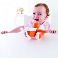 hape, дървенo, самолетче, дърво, самолет, с, дръжка, игра, игри, играчка, играчки