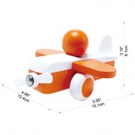 hape, дървенo, самолетче, дърво, самолет, с, дръжка, игра, игри, играчка, играчки