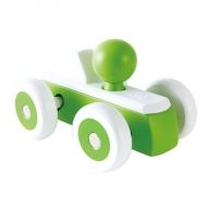 Hape - Дървена количка с дръжка - Зелена