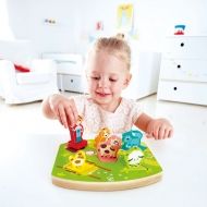hape, дървен, музикален, пъзел, пъзели, ферма, форми, животни, игра, игри, играчка, играчки