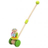 Classic World - Дървена играчка за бутане - Цвете 