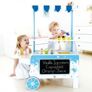 hape, количка, за, сладолед, пазар, сок, мляко, игра, игри, играчка, играчки