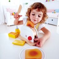 hape, дървен, детски, тостер, филийки, мед, масло, кухня, кухненски, уред, игра, игри, играчка, играчки