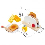 hape, дървен, детски, тостер, филийки, мед, масло, кухня, кухненски, уред, игра, игри, играчка, играчки